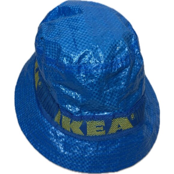 IKEA Blue Shopping Bag Bucket Hat One Size Fits All Adult - Picture 2 of 6